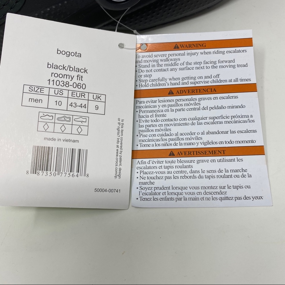 CROCS Men’s Bogota Lightweight Slip On Clogs Shoes - Picture 9 of 9